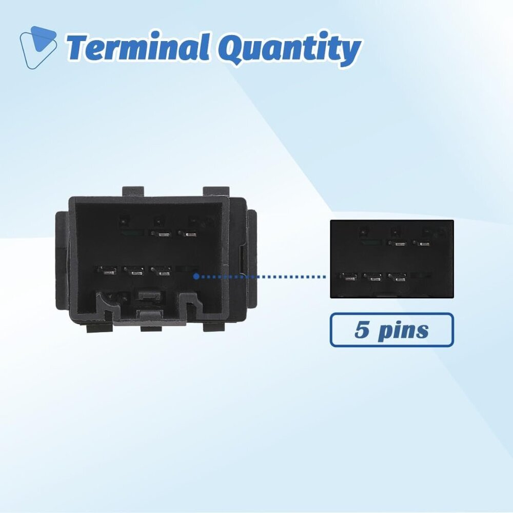 Power Window Control Switch Button Front Rear Passenger Side Compatible with 200 - Picture 4 of 7
